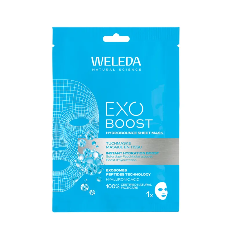 Bild 1 för Weleda Exo Boost Hydrobounce Sheet Mask 20 ml