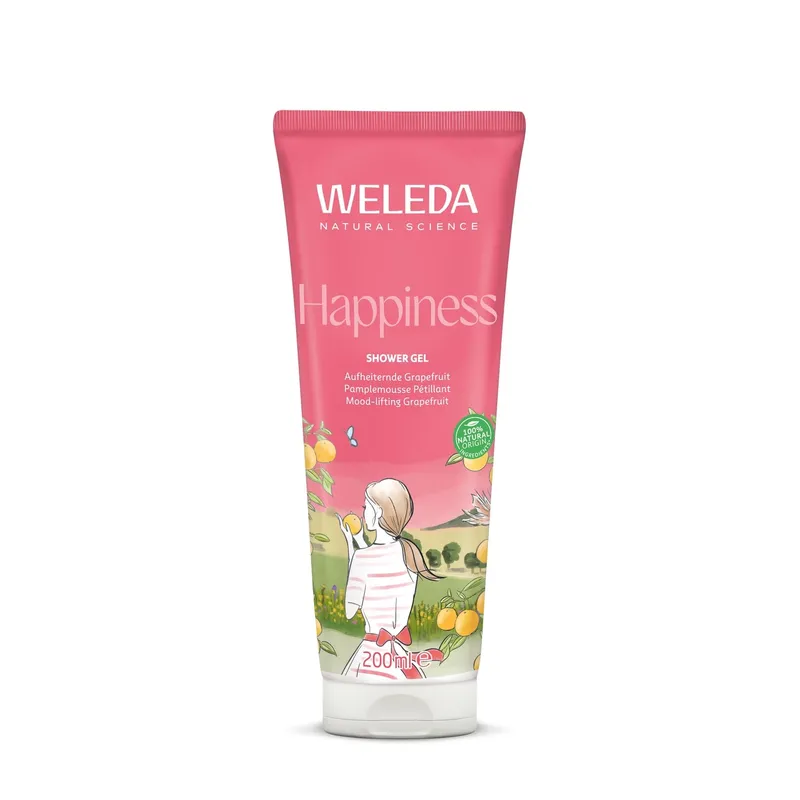 Bild 2 för Weleda Happiness Shower Gel Grapefruit 200 ml