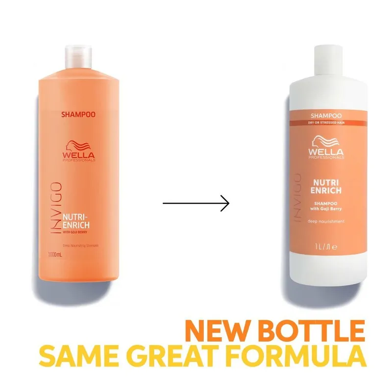 Bild 6 för Wella Professionals Invigo Nutri Enrich Schampo Dry Hair 1000 ml