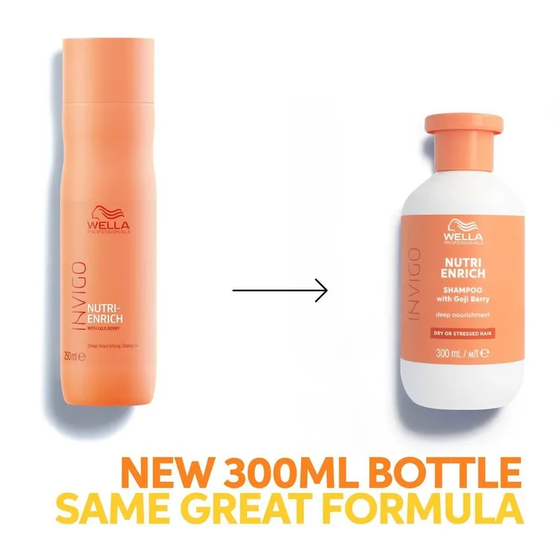 Bild 6 för Wella Professionals Invigo Nutri Enrich Schampo Dry Hair 300 ml