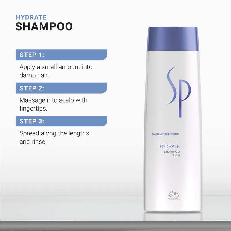 Bild 3 för Wella Professionals SP Classic Hydrate Schampo 250 ml