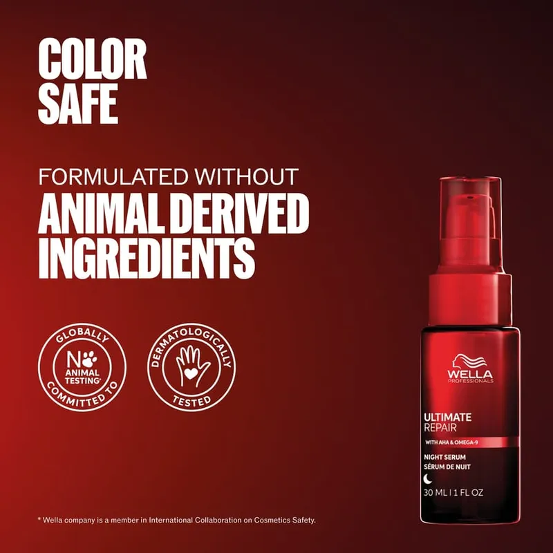 Bild 4 för Wella Professionals Ultimate Repair Night Hair Serum 30 ml