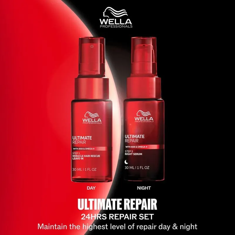 Bild 9 för Wella Professionals Ultimate Repair Night Hair Serum 30 ml