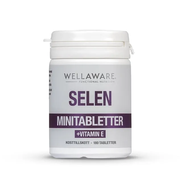Alternativ bild 0 för WellAware Health Selen + E Vitamin 180 minitabletter