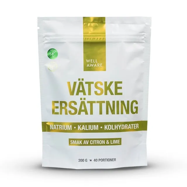 Alternativ bild 0 för WellAware Vätskeersättning Citron/Lime 200 g