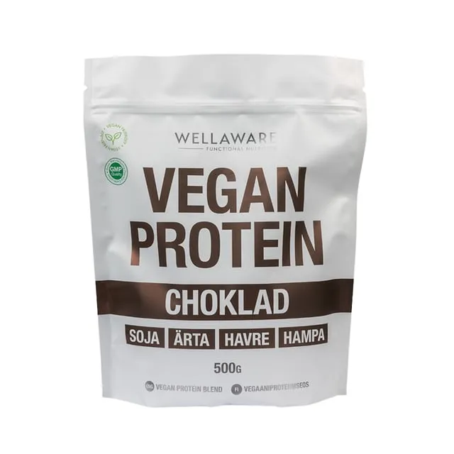 Alternativ bild 0 för WellAware Vegan Protein Blend Choklad 500 g
