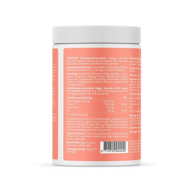 Bild 2 för Wellexir Glow Beauty Drink Peach Ice Tea 360 g