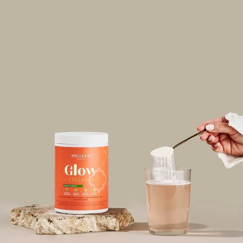 Bild 3 för Wellexir Glow Beauty Drink Peach Ice Tea 360 g