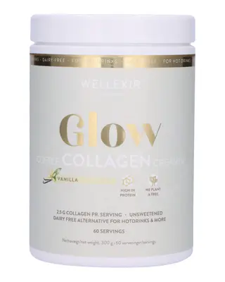 Produktfoto för Wellexir Glow Coffee Collagen Creamer Vanilla 300 g