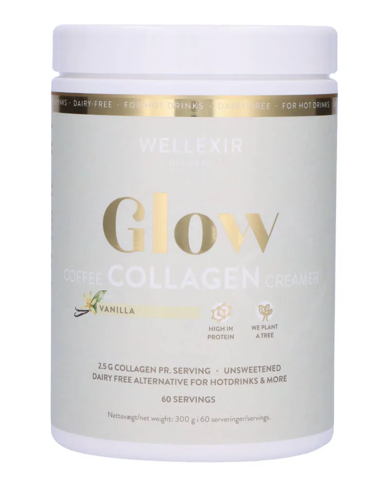 Bild 1 för Wellexir Glow Coffee Collagen Creamer Vanilla 300 g