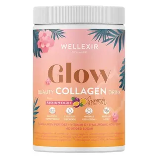 Produktfoto för Wellexir Glow Collagen Passion Fruit Limited Edition 360 g