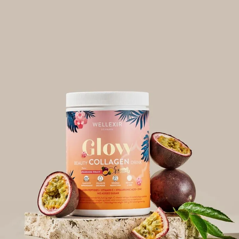 Bild 3 för Wellexir Glow Collagen Passion Fruit Limited Edition 360 g