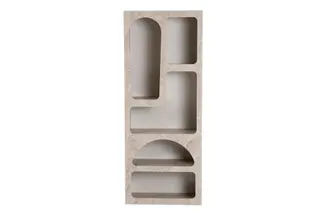 Produktfoto för Wenus Bokhylla 60 cm - Travertine/Sandsten