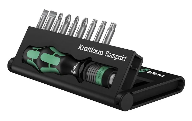 Alternativ bild 0 för Wera Kraftform Kompakt 10 05056653001 Bitsats 10 stycken Nyckelväg, Phillips nyckelväg, Pozidriv nyckelväg, Internal-TORX