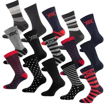 Alternativ bild 0 för WESC Strumpor 15P Multipack Socks Flerfärgad Strl 39/42 Herr