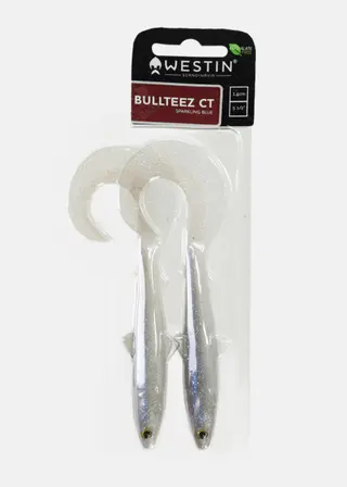 Produktfoto för Westin BullTeez Curltail 14cm 15g Sparkling Blue 2pcs