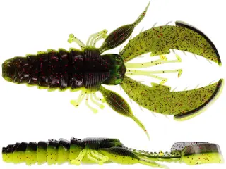 Produktfoto för Westin CreCraw Creaturebait 6,5 cm jigg 6 st/pkt Black Chartreuse