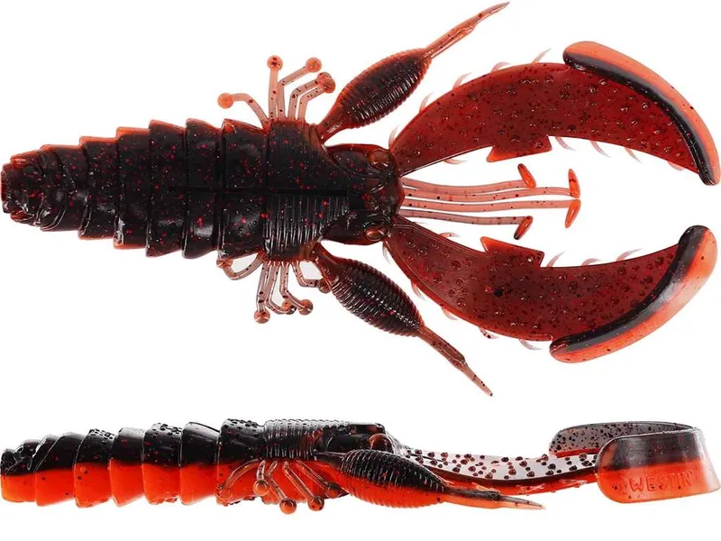 Bild 1 för Westin CreCraw Creaturebait 6,5 cm jigg 6 st/pkt Lava Craw