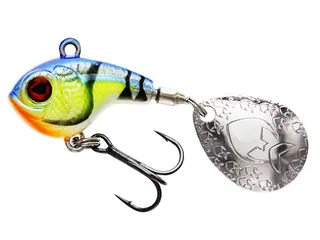 Produktfoto för Westin Dropbite Spin Tail Jig 17 g Chart Blue Craw