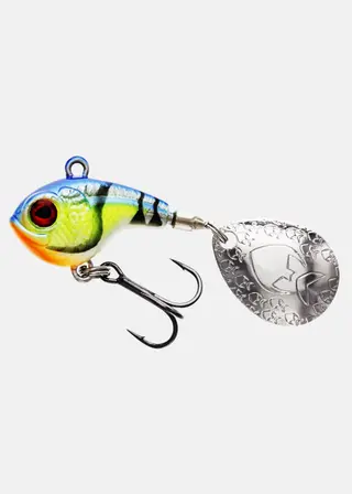 Produktfoto för Westin Dropbite Spin Tail Jig 17 g Chart Blue Craw