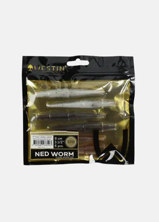 Produktfoto för Westin Ned Worm 11cm 7g Clear Water Mix 5pcs