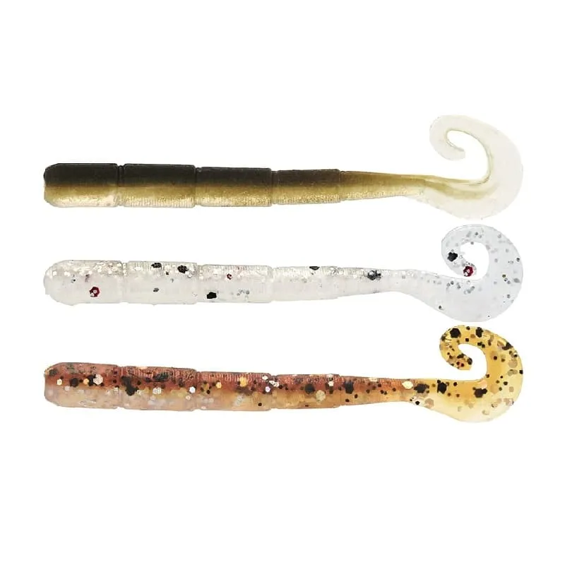 Alternativ bild 0 för Westin NED Worm Curltail Clear Water Mix 5 cm jigg 6 st/pkt