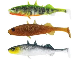 Produktfoto för Westin Stanley The Stickleback Shadtail 7,5 cm jigg 3 st/pkt Dark Water Mix