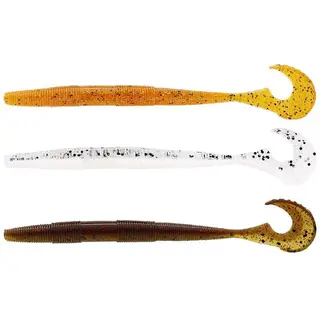 Produktfoto för Westin Swimming Worm Clear Water Mix 13 cm jigg 5 st/pkt