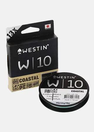 Produktfoto för Westin W10 13 Braid Coastal Morning Mist 0.128mm 150m 7.3kg
