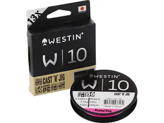 Produktfoto för Westin W10 Cast ´N´ Jig Pickled Pink 110 m flätlina 0,10mm