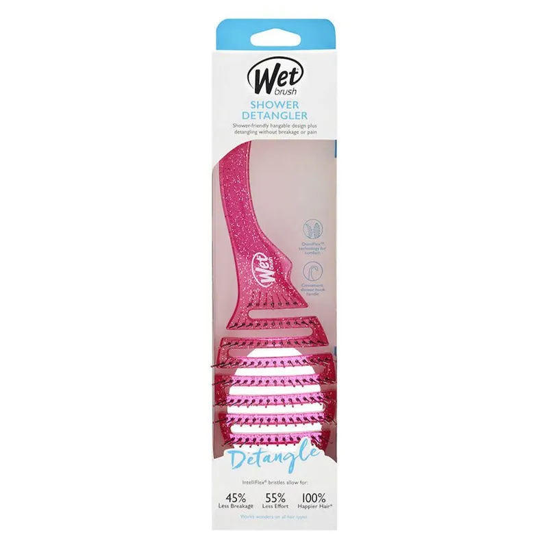 Bild 2 för WetBrush Shower Glitter Detangler Pink