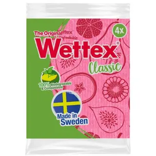 Produktfoto för Wettex 4-pack färgad 4 styck