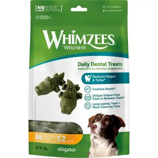 Produktfoto för Whimzees Krokodil Medium 12-pack