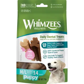 Produktfoto för Whimzees Puppy M/L 14 stk 210 g MP