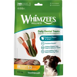 Produktfoto för Whimzees Tandborste Medium 12-pack
