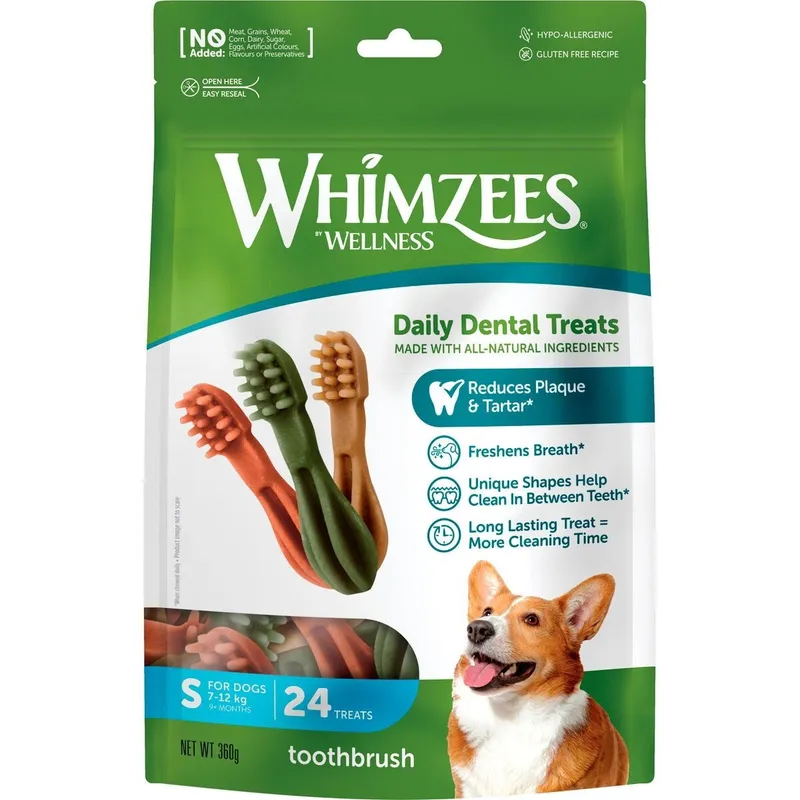 Bild 1 för Whimzees Tandborste Small 24-pack