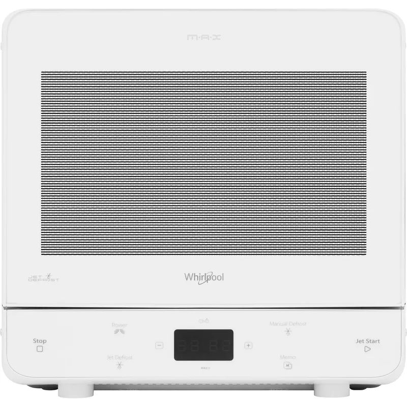 Bild 1 för Whirlpool MAX 34 FW, mikrovågsugn 13 l, 700 W, Röra, Vit, Öppnas utåt