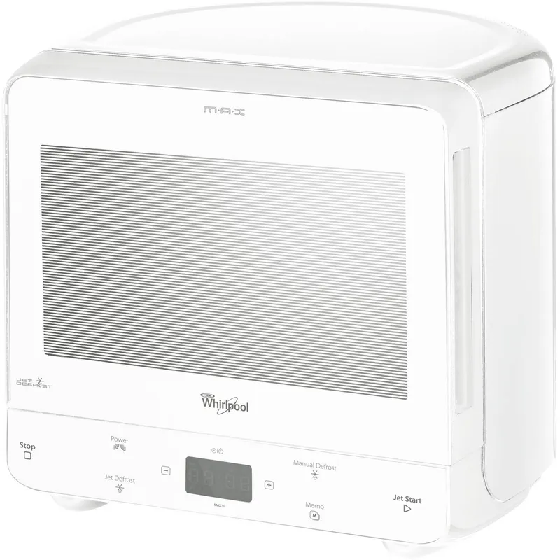Bild 2 för Whirlpool MAX 34 FW, mikrovågsugn 13 l, 700 W, Röra, Vit, Öppnas utåt