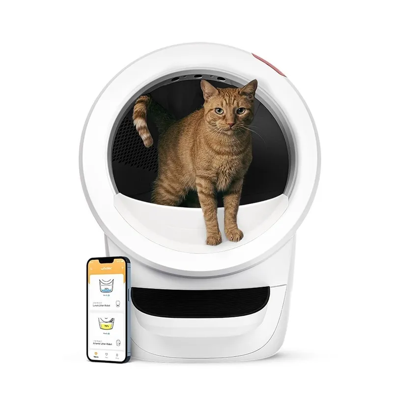 Bild 2 för Whisker Litter-Robot 4 Självrensande Kattlåda Vit