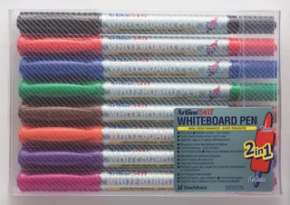 Produktfoto för Whiteboardmarkers Artline 541T 2-in-1 ass. färger (8 st.)