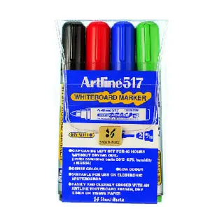 Produktfoto för Whiteboardpenna Artline EK-517, 4-set