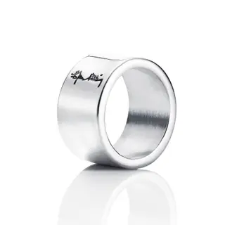 Produktfoto för Wide & Signature Ring Silver 15.00 mm