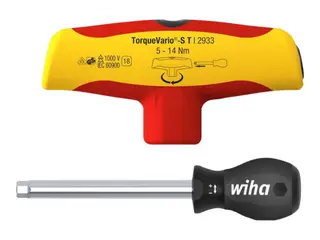 Produktfoto för Wiha torque screwdriver with t-handle torquevario®-s t electric
