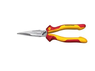 Produktfoto för Wiha Z 05 0 06, Nåltänger, Stål, Röd, Gul, 20 cm, 200 g