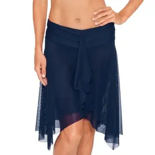 Produktfoto för Wiki Basic Beach Skirt Mörkblå polyester X-Small Dam