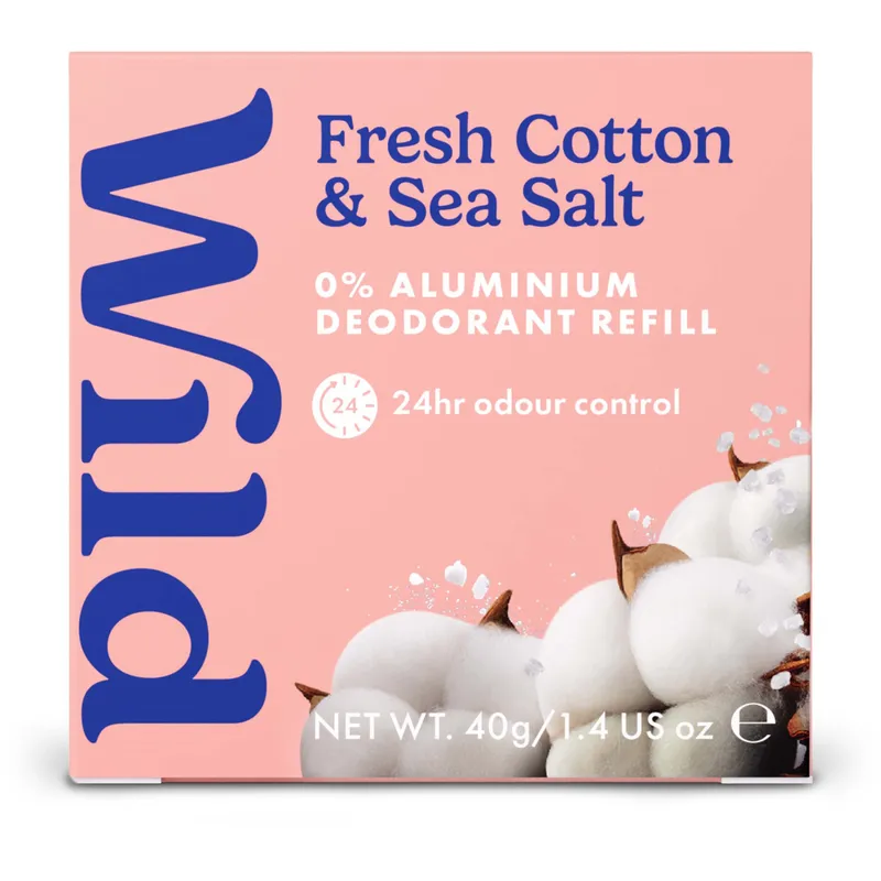 Bild 2 för Wild Fresh Cotton & Sea Salt Deo Refill