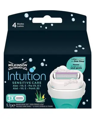 Produktfoto för Wilkinson Sword - Intuition Blades Sensitive Care 3pak