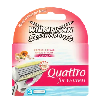 Produktfoto för Wilkinson Sword Quattro For Women Blades