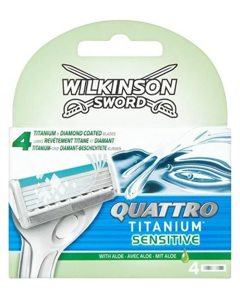 Bild 2 för Wilkinson Sword - Quattro Titanium Sensitive 4pak