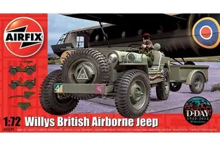 Produktfoto för Willys Jeep, Trailer & 6PDR Gun